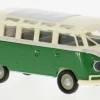 VW T1b Samba, hellbeige/grün, 1960, 1:87, Brekina