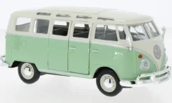 VW T1 Bus Samba, hellgrün/hellbeige, 1:25, Maisto
