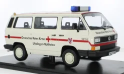 VW T3 Bus Syncro, 1987, DRK - Deutsches Rotes Kreuz, 1:18, KK Scale