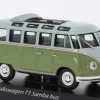 VW T1 Samba, hellgrau/grün, 1963, 1:43, Maxichamps