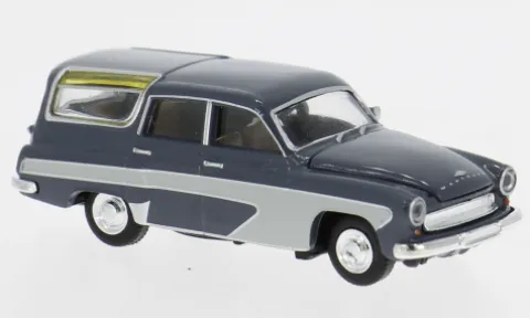 Wartburg 311 Camping, dunkelgrau/hellgrau, 1959, 1:87, Brekina