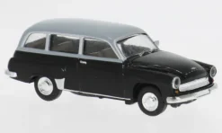 Wartburg 311 Kombi, schwarz/grau, 1959, 1:87, Brekina